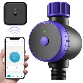 Bluetooth Sprinkler Timer, WiFi Smart Irrigation Water Timer, Wireless Remote APP & Voice Control, Rain Delay/ Manual/ Automatic Watering System(Notic