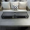 Durable Black Iron Grill Stand with Enamel-Coated Cast Iron Cooking Pans