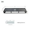 Durable Black Iron Grill Stand with Enamel-Coated Cast Iron Cooking Pans