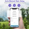 Bluetooth Sprinkler Timer, WiFi Smart Irrigation Water Timer, Wireless Remote APP & Voice Control, Rain Delay/ Manual/ Automatic Watering System(Notic