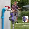 Bluetooth Sprinkler Timer, WiFi Smart Irrigation Water Timer, Wireless Remote APP & Voice Control, Rain Delay/ Manual/ Automatic Watering System(Notic