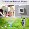 Bluetooth Sprinkler Timer, WiFi Smart Irrigation Water Timer, Wireless Remote APP & Voice Control, Rain Delay/ Manual/ Automatic Watering System(Notic